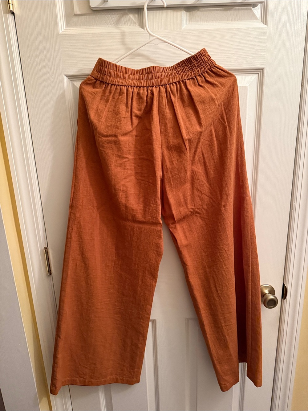 Lilyful Rust-Toned Elastic Waist Pull-On Pants - Picture 13 of 15